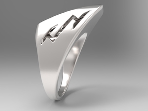 Speedy Ring S B in Polished Silver: 10 / 61.5