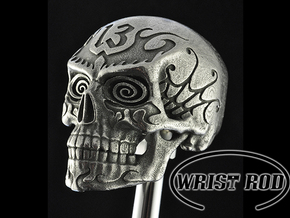 Shifter - Skull 13 in Polished Bronzed Silver Steel