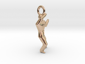 Pendant - P4 in 14k Rose Gold Plated Brass