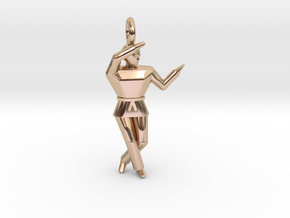 Pendant - Chango in 14k Rose Gold Plated Brass