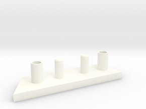 Scale 5-1 Demo Stand R in White Processed Versatile Plastic