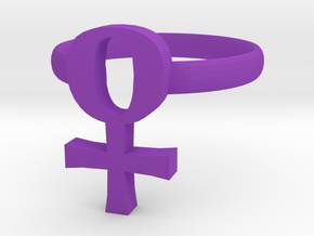 Goddesses: Venus in Amarante in Purple Processed Versatile Plastic