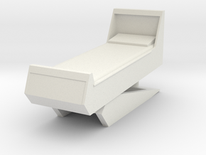 Sickbay Bed (Star Trek Classic), 1/30 in White Natural Versatile Plastic
