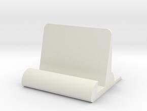 Porta Cellulare Tablet  Universale da tavolo  in White Natural Versatile Plastic