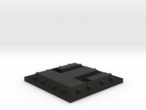 Buildable Nuva Cube Fire 1/6 in Black Natural Versatile Plastic
