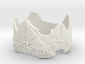 Cloud Ships 2, Ring Size 10 in White Natural Versatile Plastic