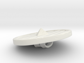 Woodenshield from Stonetowers in White Natural Versatile Plastic: Small