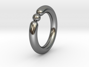 Bali Bania - Ballamond Ring in Polished Silver: 6.75 / 53.375