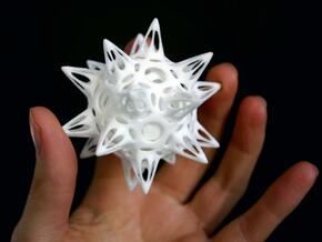 Starball in White Natural Versatile Plastic
