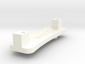 Clod Buster Servo Mount for JConcepts B6 Brace in White Processed Versatile Plastic