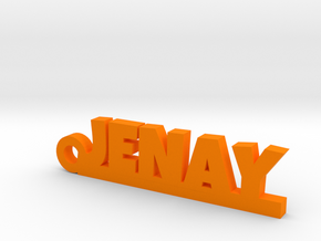 JENAY Keychain Lucky in Orange Processed Versatile Plastic