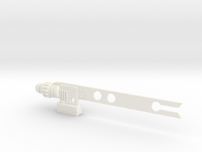 Arm Blade for Thanatic Martian Seige Robot  in White Processed Versatile Plastic