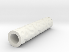 Artisan Mini Key Ring Pen Tube gyroid in White Natural Versatile Plastic