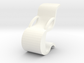 FLOWING CHAIR in White Processed Versatile Plastic