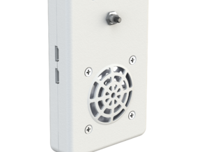 |pipe| connected doorbell: Casing Top in White Natural Versatile Plastic