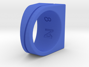 Miz.NK Ring NO.86 Inspired by Bridges between all in Blue Processed Versatile Plastic: 8 / 56.75
