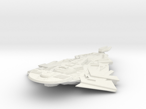 Cardassian TEROK Battleship in White Natural Versatile Plastic