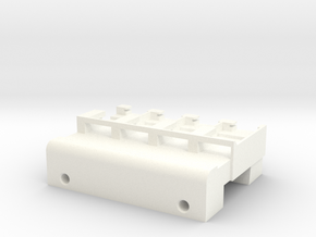 Neoden 4-Gang, 16mm feeder block in White Processed Versatile Plastic