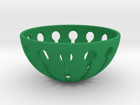 Tingling Toy Balls Basket  in Green Processed Versatile Plastic