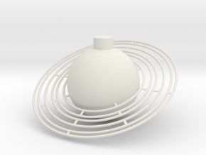 Saturn in White Natural Versatile Plastic