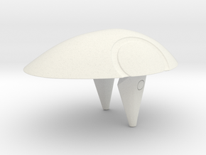 Independence Day Mothership in White Natural Versatile Plastic