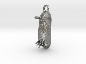 Unna the Nudibranch Earring in Natural Silver