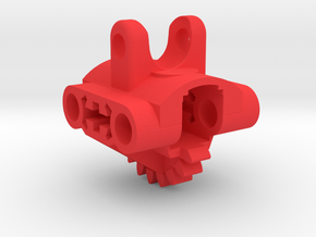 Bionicle Articulate Mata Torso (Lower) in Red Processed Versatile Plastic