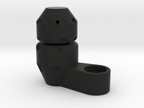 ECM Boring Cap Set - 0.75" x 0.1875" - 3/8" NPT in Black Natural Versatile Plastic