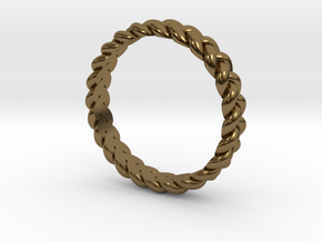ring pigtail in Polished Bronze: 7.75 / 55.875