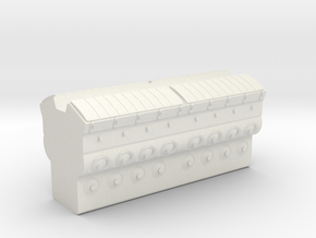 EMD 645 Block (O -1:48) in White Natural Versatile Plastic