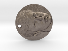 MedallionGift in Polished Bronzed Silver Steel