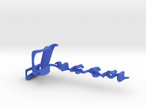 3dWordFlip: Lucca/Roman in Blue Processed Versatile Plastic