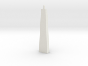 Pylon Wdw Single N 50mm in White Natural Versatile Plastic