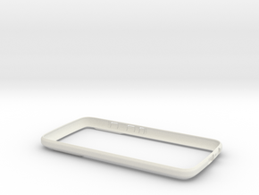 Moto G5 Plus Bumper - Low Profile in White Natural Versatile Plastic