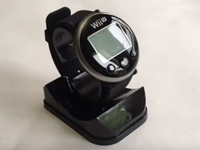 Wii Fit - Watch Backing in Black Natural Versatile Plastic