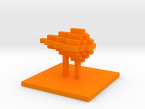 Fireball Miniature in Orange Processed Versatile Plastic