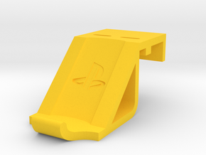 DualShock4 controller mount for PlayStation 4 slim in Yellow Processed Versatile Plastic