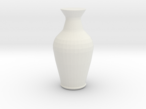 vase3 in White Natural Versatile Plastic: Small