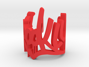 Brooklyn Drip CURVE in Red Processed Versatile Plastic