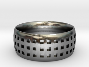 Trypophobia Ring in Polished Silver: 6 / 51.5