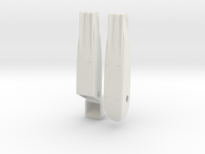 AVPRO "EXINT" Transport Pod (Open/Closed) in White Natural Versatile Plastic: 1:72