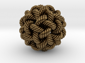 Rope Bead (XL) in Natural Bronze