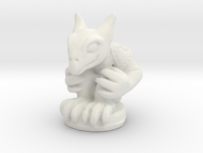 Gargoyle Guardian (Chthonic Souls Edition) in White Natural Versatile Plastic
