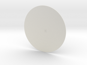 12th scale dome-H-1 in White Natural Versatile Plastic