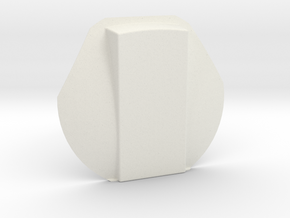 12th scale dome-B-1 in White Natural Versatile Plastic