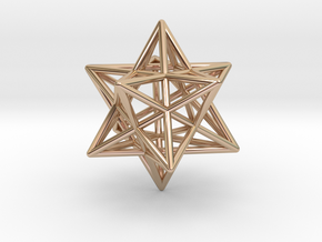 Small stellated dodecahedron in 14k Rose Gold