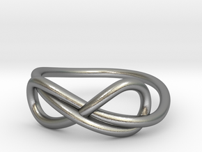 Infinity ring in Natural Silver: 7 / 54