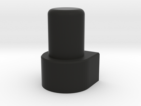 GCPlug Button in Black Natural Versatile Plastic