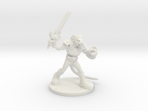 Ch'dar-O Lord of the ThunderRats in White Natural Versatile Plastic: Small