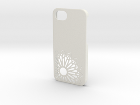 iPhone 5 Christmas Snowflake Case in White Natural Versatile Plastic